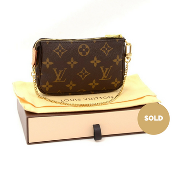 Louis Vuitto Mini Pochette Accessoires Monogram Canvas Evening Bag