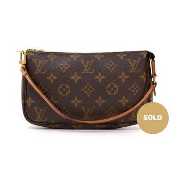 Louis Vuitto Pochette Accessoires Monogram Canvas Evening Bag