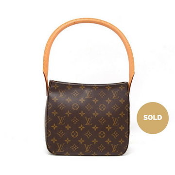 Louis Vuitto Looping MM Monogram Canvas Handbag