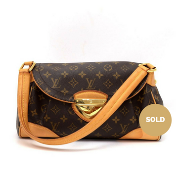 Louis Vuitto Beverly MM Monogram Canvas Shoulder Bag