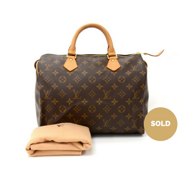 Louis Vuitto Speedy 30 Monogram Canvas Handbag