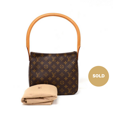 Louis Vuitto Looping MM Monogram Canvas Handbag