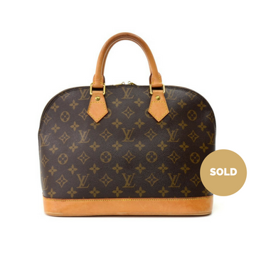 Louis Vuitto Alma Monogram Canvas Handbag