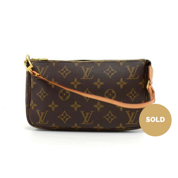 Louis Vuitto Pochette Accessoires Monogram Canvas Evening Bag