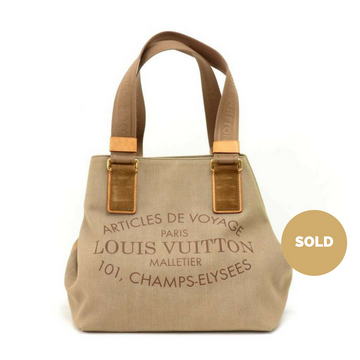 Louis Vuitto Plein Soleil Denim Tote Bag - 2012 Limited Edition