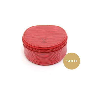 Louis Vuitto Ecrin Bijoux Epi Leather Jewelry Box