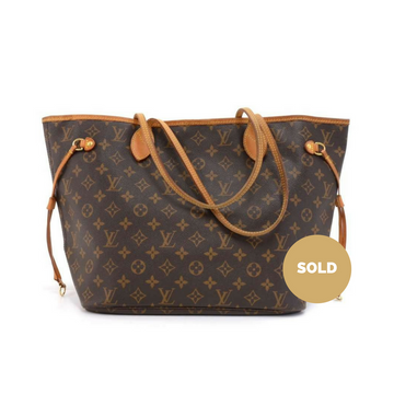 Louis Vuitto Neverfull MM Monogram Canvas Tote Bag