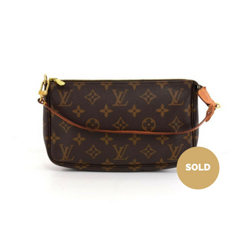Louis Vuitto Pochette Accessoires Monogram Canvas Evening Bag
