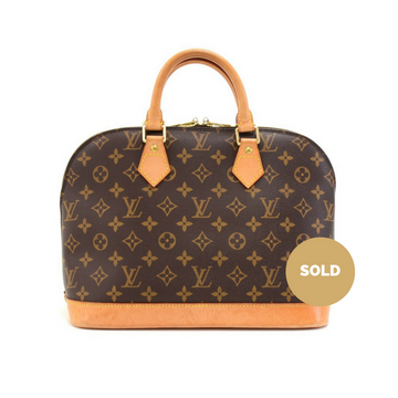 Louis Vuitto Alma Monogram Canvas Handbag