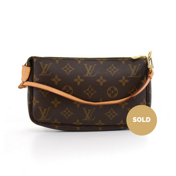 Louis Vuitto Pochette Accessoires Monogram Canvas Evening Bag