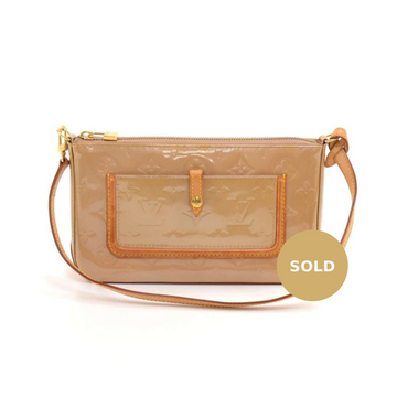 Louis Vuitto Mallory Square Vernis Leather Shoulder Bag
