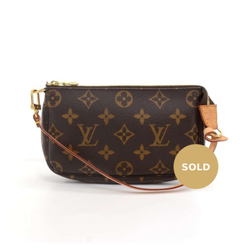 Louis Vuitto Mini Pochette Accessoires Monogram Canvas Evening Bag