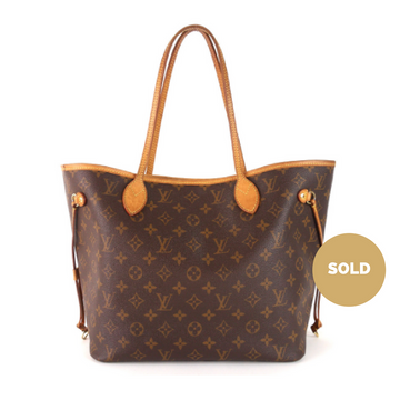 Louis Vuitto Neverfull MM Monogram Canvas Tote Bag