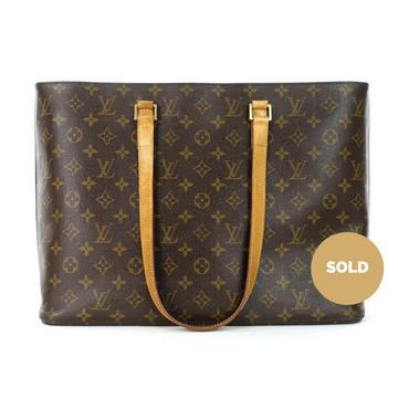 Louis Vuitto Luco Monogram Canvas Tote Bag