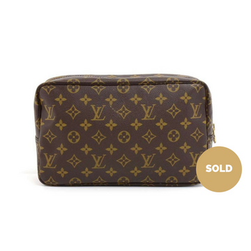 Louis Vuitto Trousse Toilette 28 Monogram Canvas Cosmetic Pouch