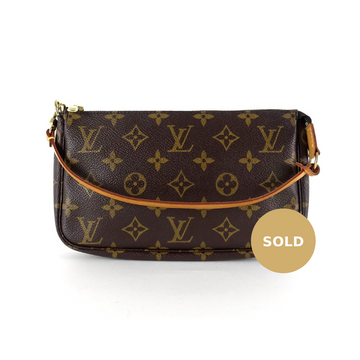 Louis Vuitto Pochette Accessoires Monogram Canvas Evening Bag