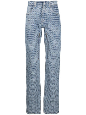 Givenchy Men 4G Logo Denim Cotton Jeans