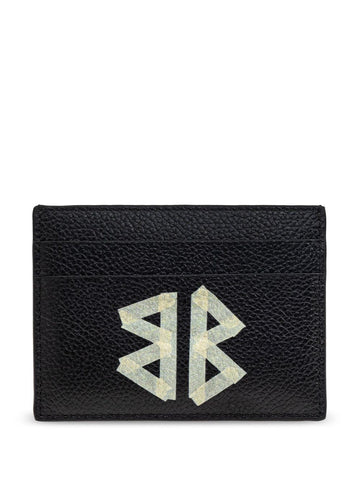 Balenciaga Men Cash Tape Type Leather Card Case