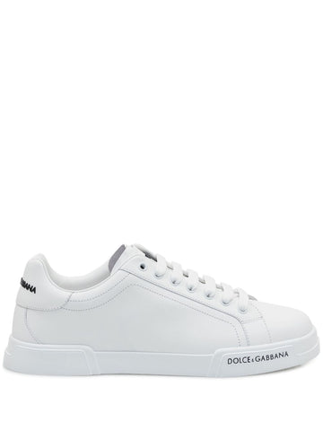 Dolce & Gabbana Men Portofino Leather Sneakers