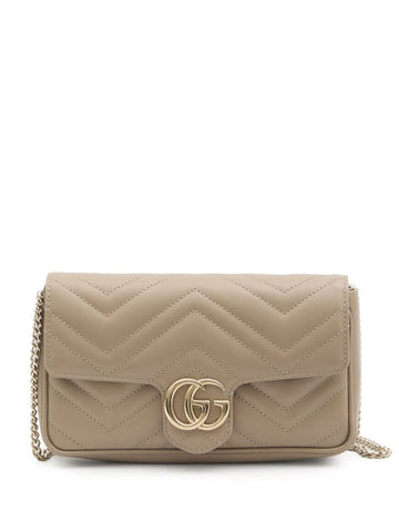 Gucci Women Gg Marmont Leather Mini Bag