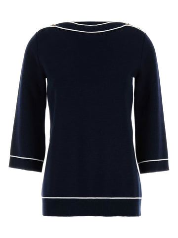 Gucci Women Wool Boat-Neck Sweater