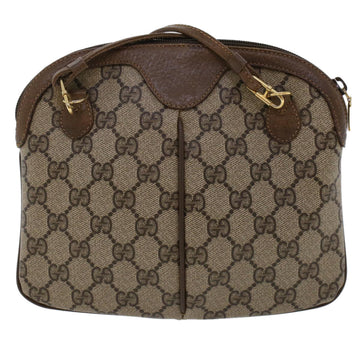 GUCCI EC Canvas Web Sherry Line Shoulder Bag Beige Red Green  tb748