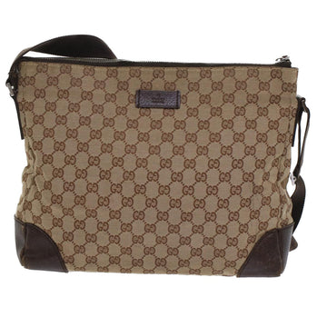 GUCCI EC Canvas Pouch Shoulder Bag 2Set Beige  tb790