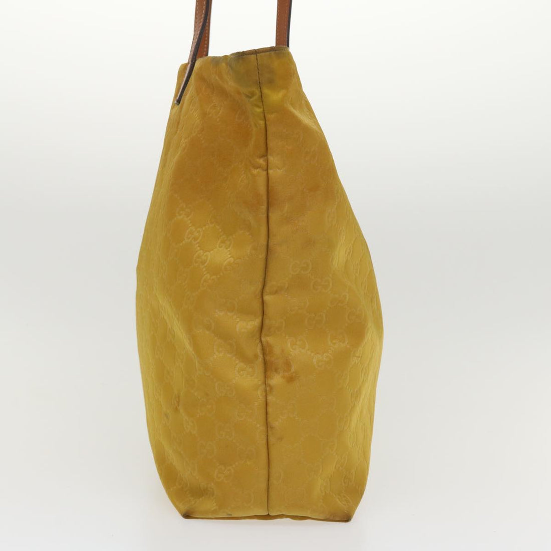 GUCCI EC Canvas Tote Bag Gold 295252  ti823
