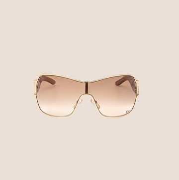 CHRISTIAN DIOR CLEAR BROWN PRECOLL 1 SUNGLASSES