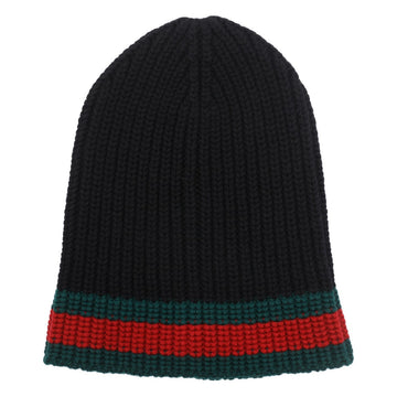 Gucci Men Wool Hat With Web Detail