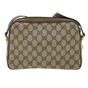 GUCCI EC Canvas Web Sherry Line Shoulder Bag Beige Red Green  yk5378