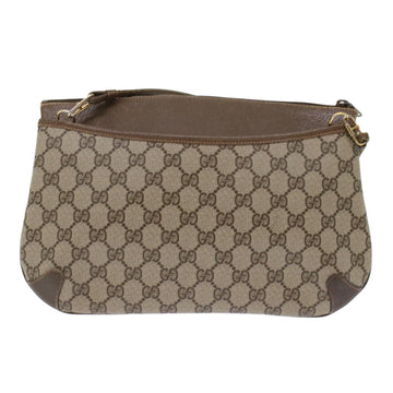 GUCCI EC Canvas Web Sherry Line Shoulder Bag Beige Red 904.02.026  yk7967
